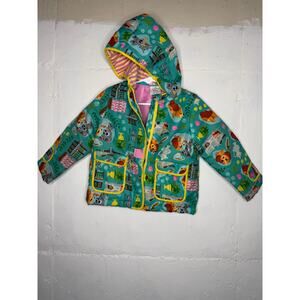 Disney Zip up Hoodie / Jacket Lady and The Tramp Girl's Size 3 Green